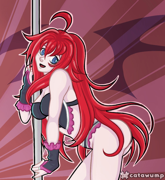 Rias Pole Dancing - Highschool DxD Fan Art Rias Pole Dancing - Highschool DxD Fan Art